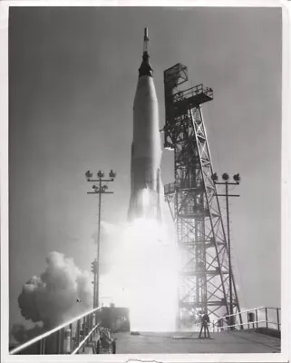 1963 Press Photo NASA Photo Mercury-Atlas Rocket Lift Off L. Gordon Cooper • $9.99