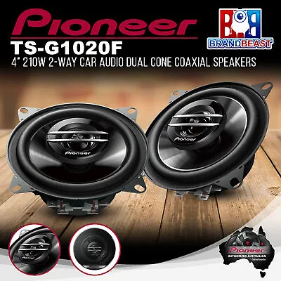 Pioneer TS-G1020F G-Series 4 /10cm 210W 2-Way Coaxial Speakers • $55
