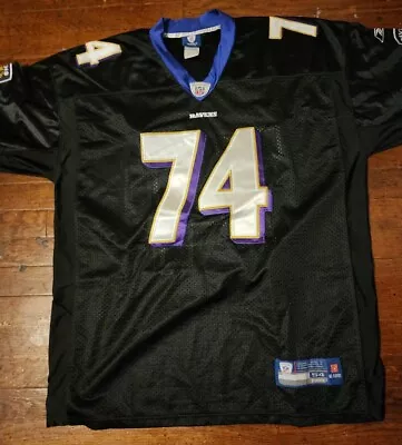 Micheal Oher  Baltimore Ravens Jersey  Men's Sz 54 Authentic Reebok Stitched • $50