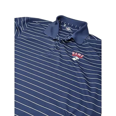Under Armour Heat Gear Polo Size Shirt Large United States Marine Corp Logo • $19.99