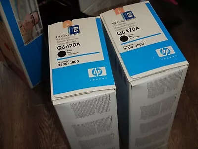 HP Color LaserJet Q6470A CP3505/3600/3800 Print Cartridge BLACK • $30