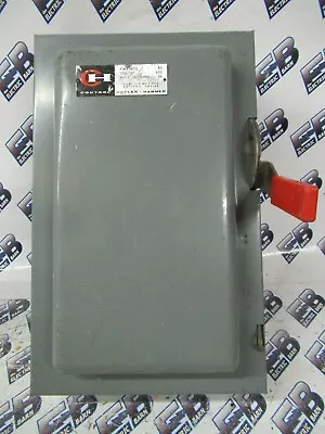 Cutler Hammer 4105H332H 60 Amp 600 Volt 3PH 3W Vintage Disconnect (OS) • $65