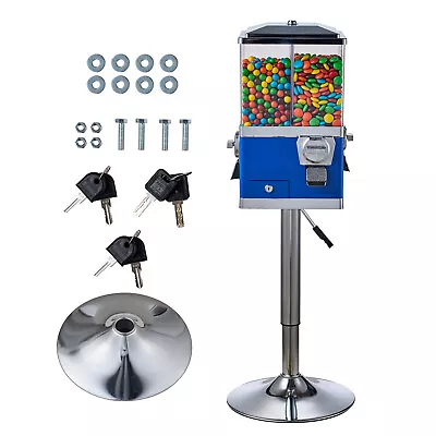 VEVOR Gumball Machine With Stand Vending Coin Bank Vintage Candy Dispenser Bule • $183.34