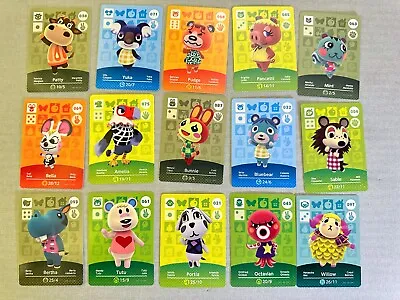 $5 • Buy SERIES 1 - Genuine Animal Crossing Amiibo Cards #001-#100