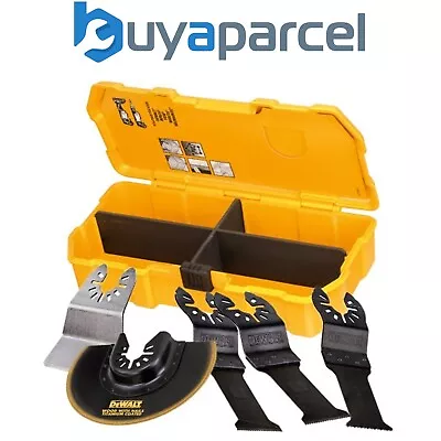 Dewalt DT20715 Multi Tool Accessory Blade Set 5 Piece + Toughcase DCS355 DWE315 • £25.69