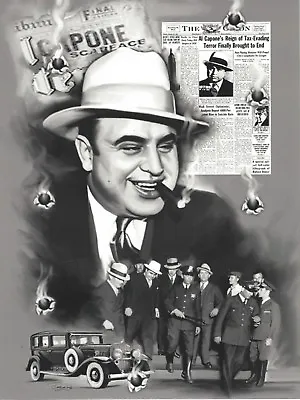 Al Capone Collage 8x10 Photo Mafia Organized Crime Mob Mobster Picture • $4.99