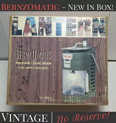 ✨vintage✨ Bernzomatic Propane Dual Beam Lantern Tx-750 | New In Original Box!  • $50