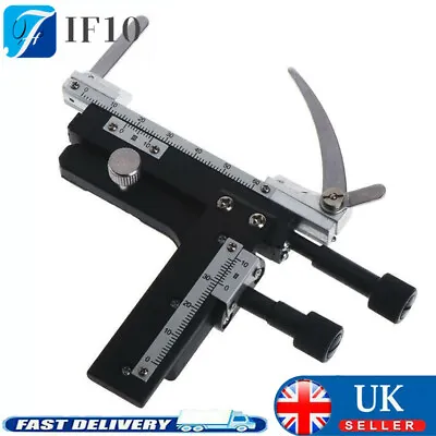 Movable Caliper Ruler X-Y Mechanical Stage With Scale Microscope Attachment DE • £13.93