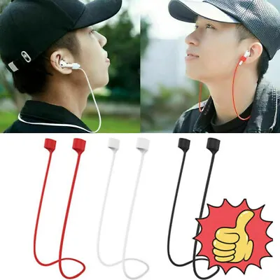 $2.20 • Buy Magnetic Silicone Anti-Lost Loop Sport Strap Rope For Airpods Bag Earphone A5H2