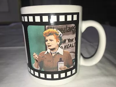 Vandor I LOVE LUCY Film Reel VITAMETAVEGEMIN Health Elixir LUCILLE BALL 12oz MUG • $19.99