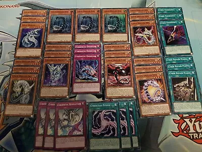 Yugioh SDCS Cyber Dragon Super/Common 36 Card Deck Core Mint Playsets  • £24.99