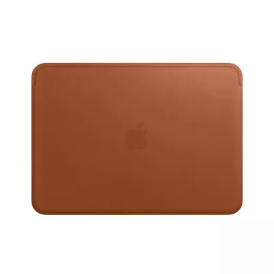 Genuine Apple MacBook Pro 12in Leather Sleeve - Saddle Brown BRAND NEW • £33.99