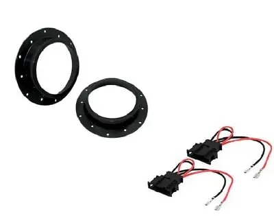 Ct25vw16 165mm 6.5  Front Door Speaker Adaptors Rings Kit For Vw Touareg Caddy • £18.99