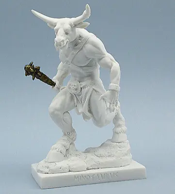 Minotaur Monster Statue Ancient Greek Roman Marble Mythological Sculpture • $89