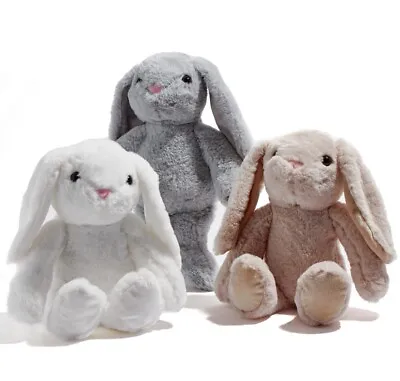 Bunny Plush Stuffed Soft Cuddly Teddy Rabbit Pet Farm Animal Soft Toy • £12.99