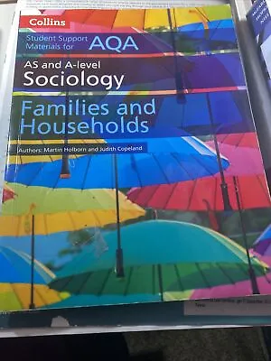 AQA AS And A Level Sociology Families And Households (Collins Student Support... • £4.20