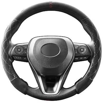 Universal Car Steering Wheel Cover Suede Non-Slip For O/D Type 14 1/2-15.4 Inch. • $17.72