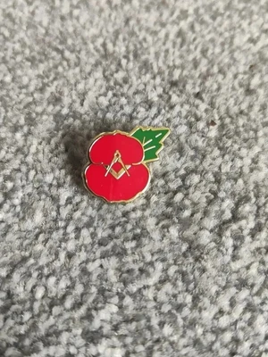 £4.95 • Buy Freemason UGLE Masonic Poppy Remembrance Day Poppy Badge.
