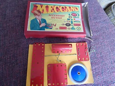 Meccano Accessory Outfit 1A Incomplete Boxed Set  Vintage 1950s • £11.50