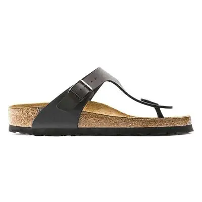 Birkenstock Gizeh Birko-Flor Sandals - Regular Unisex Men's Women's - Black • $140