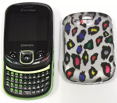 Pantech Jest 2 II TXT8045 - Black & Lime Green ( U.S. Cellular ) Very Rare Phone • $42.49