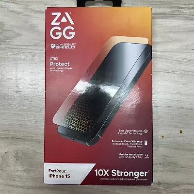 ZAGG Invisible Shield Extra Pro 10X Stronger Screen Protector IPhone 15 - SEALED • $17.99