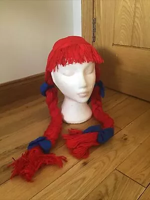 Brand New Ladies Rag Doll  Fancy Dress Wig Dressing Up Halloween Red • £12.99