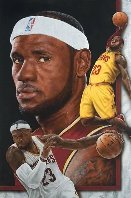 $19.95 • Buy Lebron James Collage Poster - 2019 POSTER 24x36