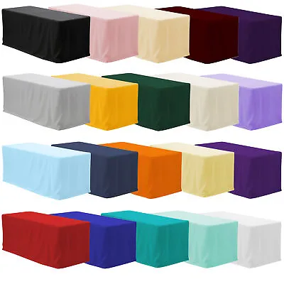 YCC Linens -  Fitted Rectangular Polyester Tablecloths For Weddings And Parties • $24.99