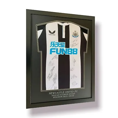 £59.99 • Buy Frame For Signed Football Shirt With Black Frame Silver Wording Of Your Choice