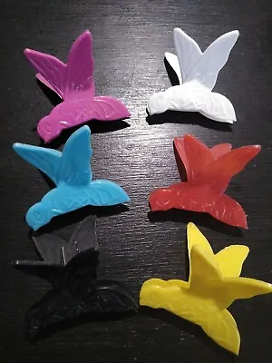 Vintage Butterfly Hair Clips/Claws~Taiwan~6 • $11.88