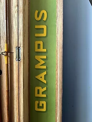 Vintage Grampus Fishing Rod With Wooden Box • $20