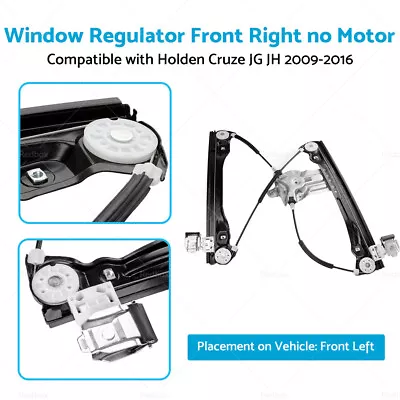 Window Regulator Front Right Suitable For Holden Cruze JG JH 2009-2016 No Motor • $41.59