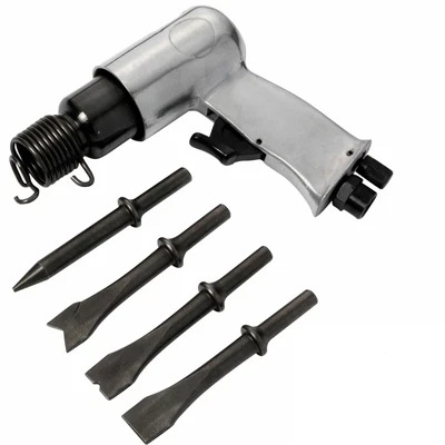 £17.05 • Buy VOCHE® 150mm HEAVY DUTY AIR HAMMER GUN CHISEL DRILL + 4 X 120mm CHISELS