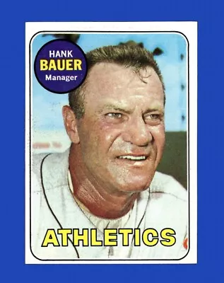 1969 Topps Set-Break #124 Hank Bauer EX-EXMINT *GMCARDS* • $0.79