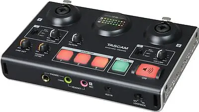 TASCAM US-42B Ministudio Creator Black Voice Effect River Effect Sound Revitaliz • $93.53