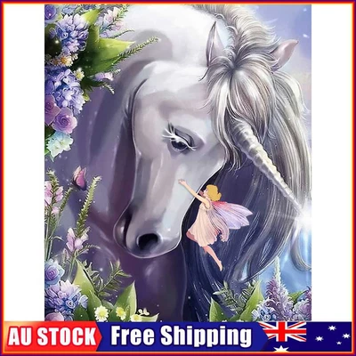 $11.59 • Buy 5D DIY Cartoon Unicorn Full Round Diamond Painting Kit Mosaic Craft (yh124)