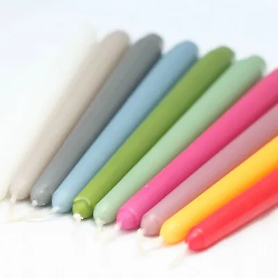 Taper Candles / Dinner Candles Pack Of 6 25cm Long Unscented Non-drip. • £10.90