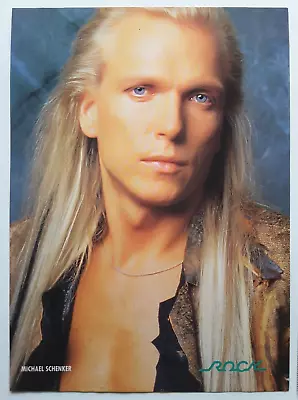 Michael Schenker Group Msg Ufo Vintage Full Page Magazine Pinup Poster Clipping • $7.99