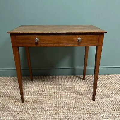 Country House Antique Regency Mahogany Side Table • £595