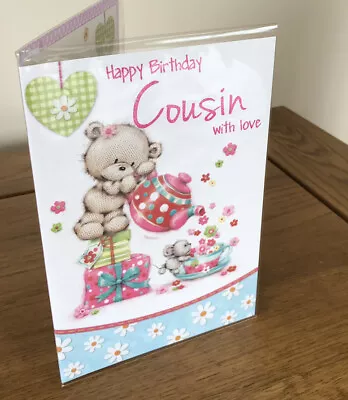Cousin Birthday Card 7.5” X 5.5” Design By Heartstrings New Ref 8866 • £1.69