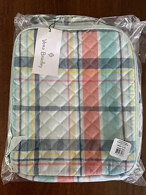 Vera Bradley Pastel Plaid Quilted Cotton Lunch Bunch Cooler Bag New With Tags • $26