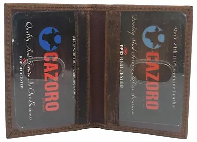 Slim Thin Genuine Leather 2 ID Window Mini Wallet Holder Bifold Driver's License • $12.99