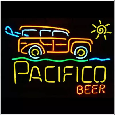 Pacifico Beer Neon Signs For Home Bar Party Shop Store Room Wall Display 19x15 • $141