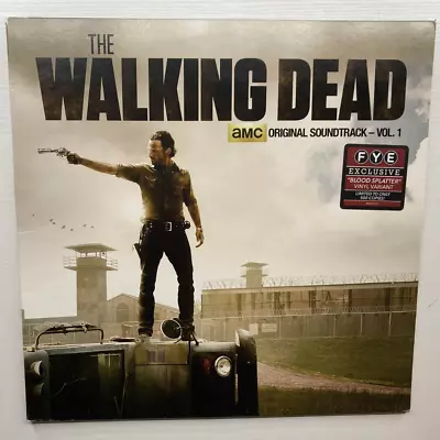 The Walking Dead OST Vol. 1 12  Vinyl LP Gatefold Blood Splatter RARE • $45.99