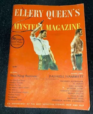 Ellery Queen's Mystery Magazine January 1949 Vol 13 No 62 Margery Allingham • $10.39