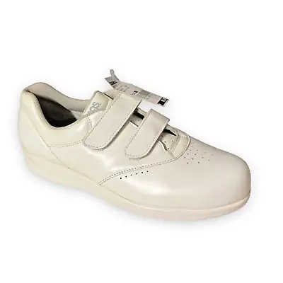 SAS Womens Size 9 Slim White Me Too No Tie Hook Loop Comfort Shoes AAA • $69.99
