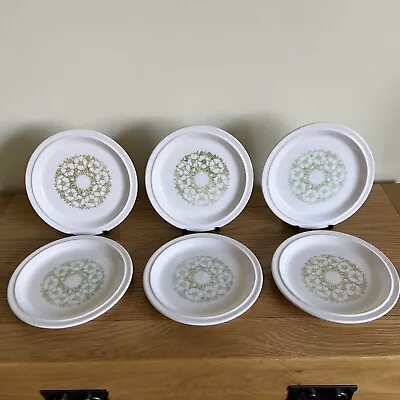 Hornsea Pottery Fleur Side Plates X 6 Vintage Very Good Condition • £9