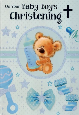 £1.69 • Buy Baby Boy Christening Card