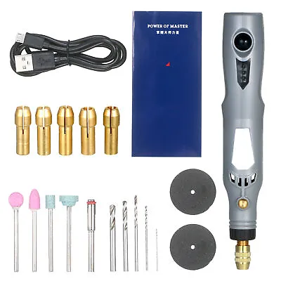 3In1 21Pc Mini Handheld Electric Grinder Set 6000-15000rpm  Rotary Too D7F2 • $19.51
